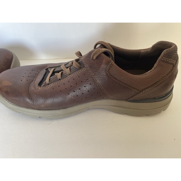 Rockport XCS Shoes Men's Size 10.5 M Casual Brown Leather Lace Up Low Top - Picture 5 of 11